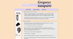Desktop Screenshot of gregorysautoparts.co.uk